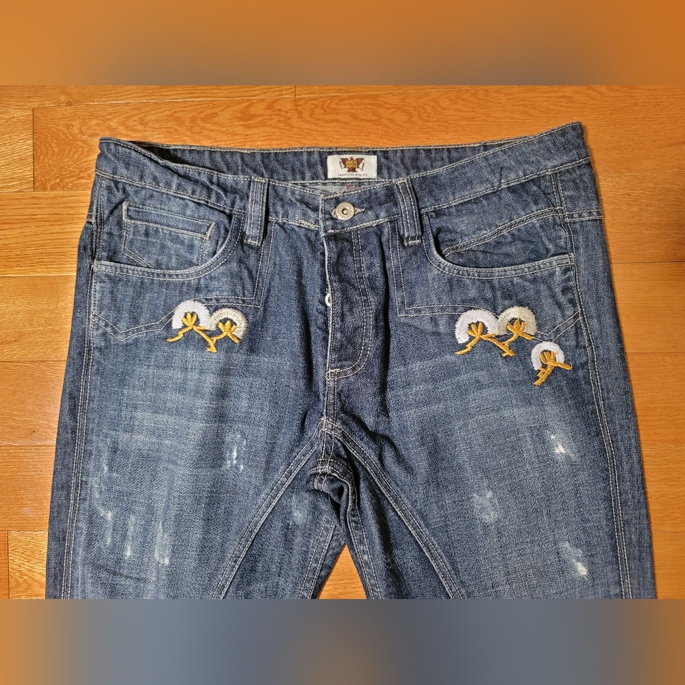 Antik Blue Denim Jeans - Picture 3 of 13
